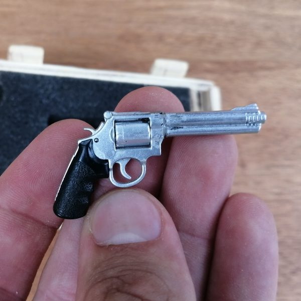 Revólver Smith&Wesson 357Mag 1/6 Action Figure, miniatura, coleção, armas de fogo