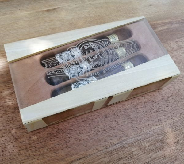 Caixa de Luxo Presente marfim e resina, danilo gentili my fucking cigar charutos especiais